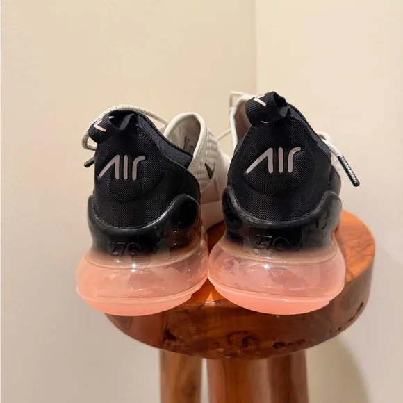 Nike Women's White and Black Sneakers - Picture 3 of 5